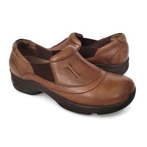 Dansko Clogs Mules Nursing Shoes Brown Leather